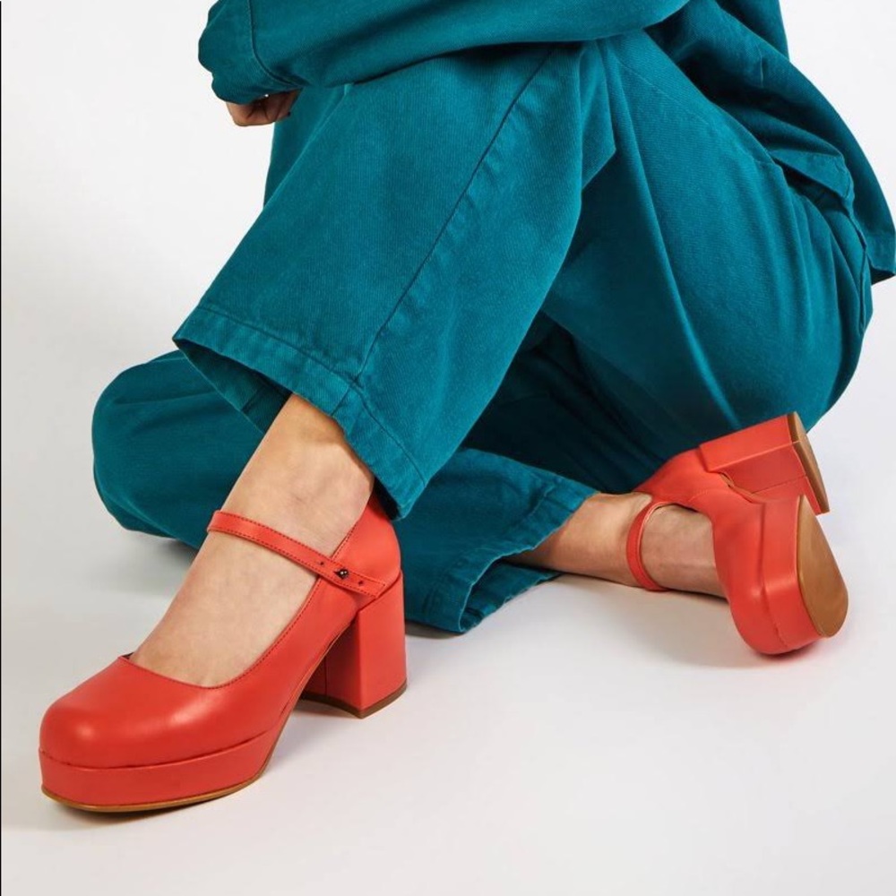 Intentionally Blank Mika platform Mary Janes